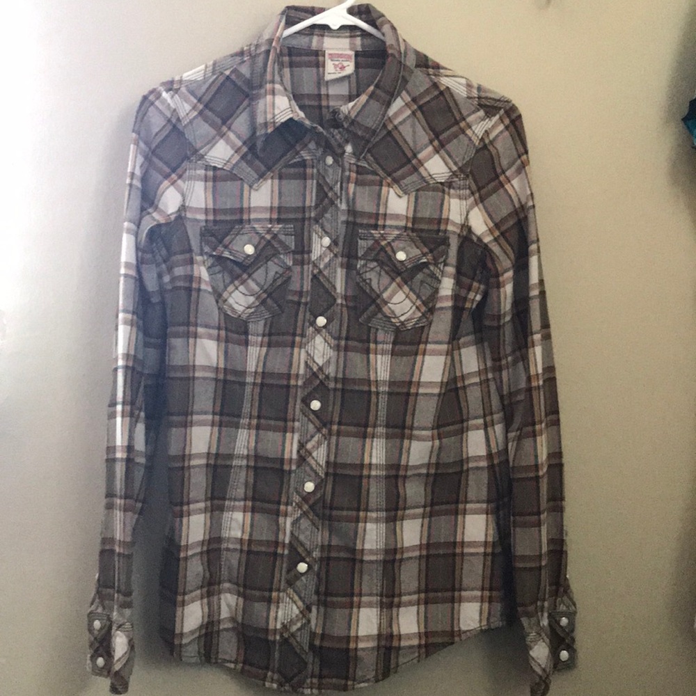 True Religion flannel shirt size Med